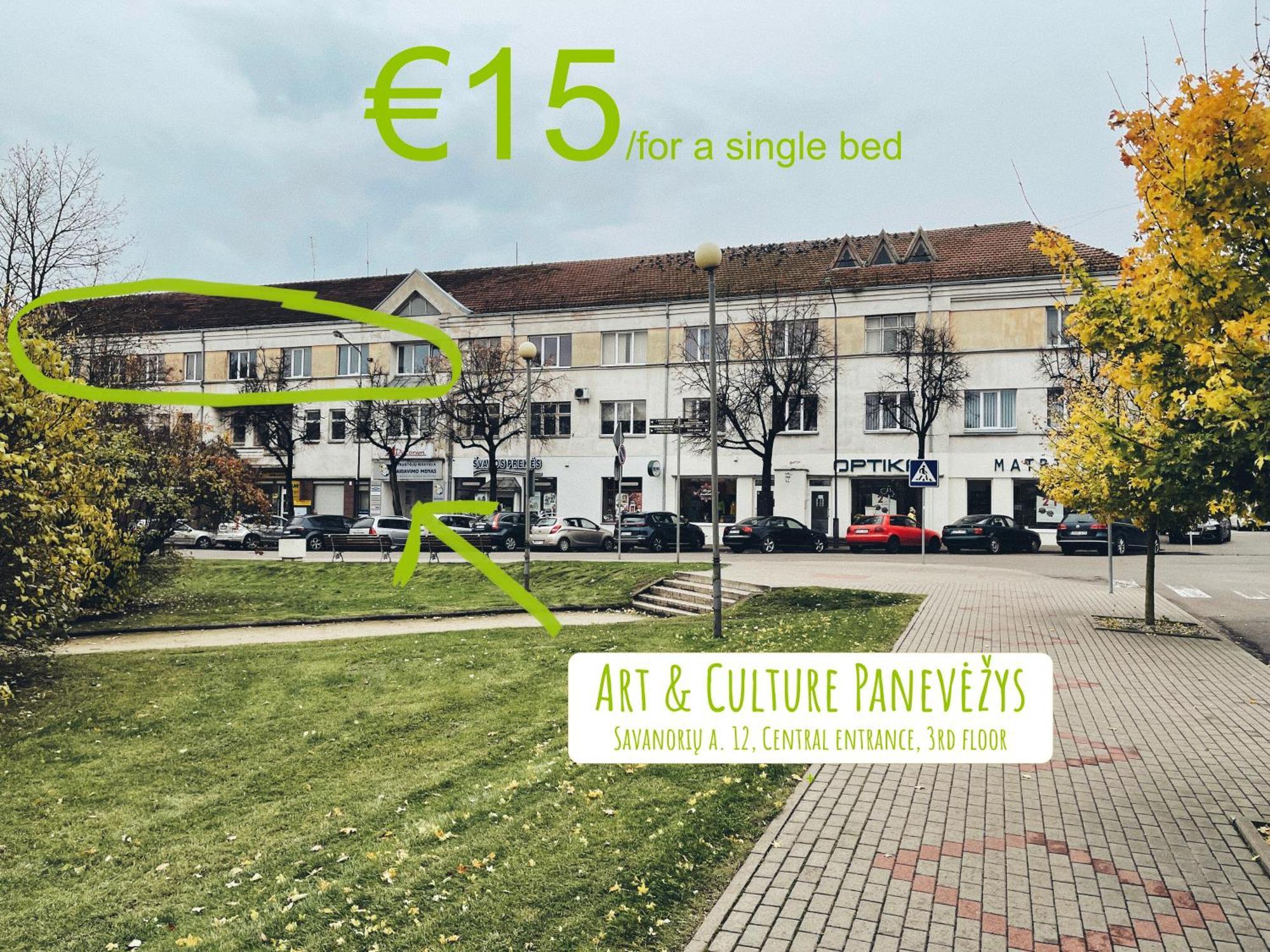Art & Culture Panevezys Hostel Buitenkant foto